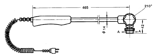 WREM,WRNM-101A手柄式圓柱表面熱電偶手柄安裝圖片 WREM,WRNM-101A手柄式圓柱表面熱電偶手柄安裝圖片