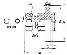 化工用熱電偶、熱電阻卡套法蘭圖片尺寸及執(zhí)行標(biāo)準(zhǔn)