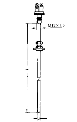 WRCK-501可動卡套法蘭鎧裝熱電偶安裝圖片